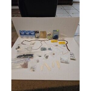 Lot Of Colorful Beads And Accessories For Jewelry Making